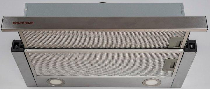 Вытяжка кухонная телескопическая Grunhelm GVT134Inox (650 м3/ч, нержавеющая сталь) Киев - изображение 6