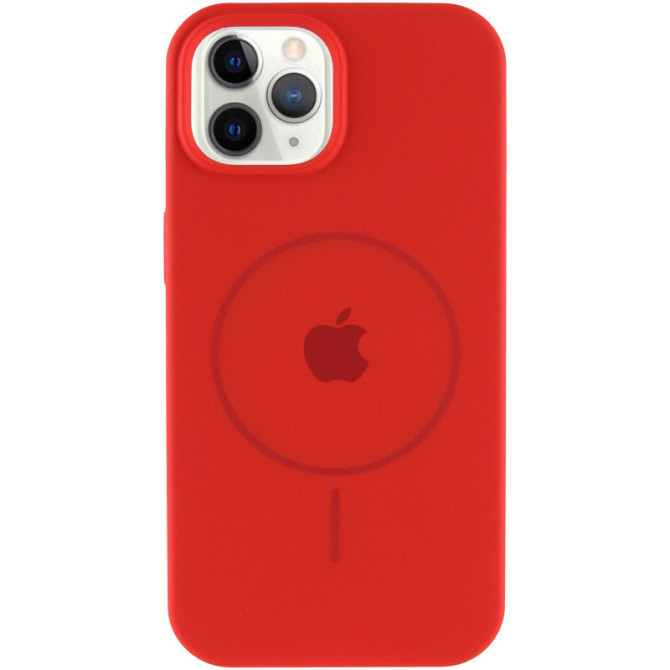 Чехол Silicone Case Full Protective (AA) with MagSafe для Apple iPhone 12 Pro / 12 (6.1") Херсон - изображение 2