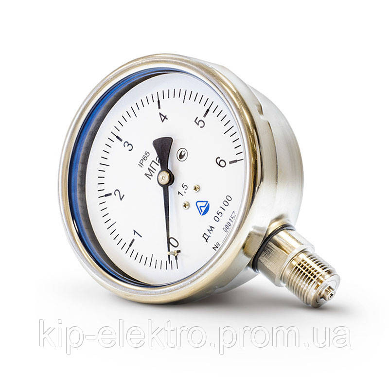 Манометр показывающий ДМ 05100-07М (ДМ 05100, ДМ05100, ДМ-05100, ДМ 05-07, ДМ) - радиальный штуцер ( Киев - изображение 3