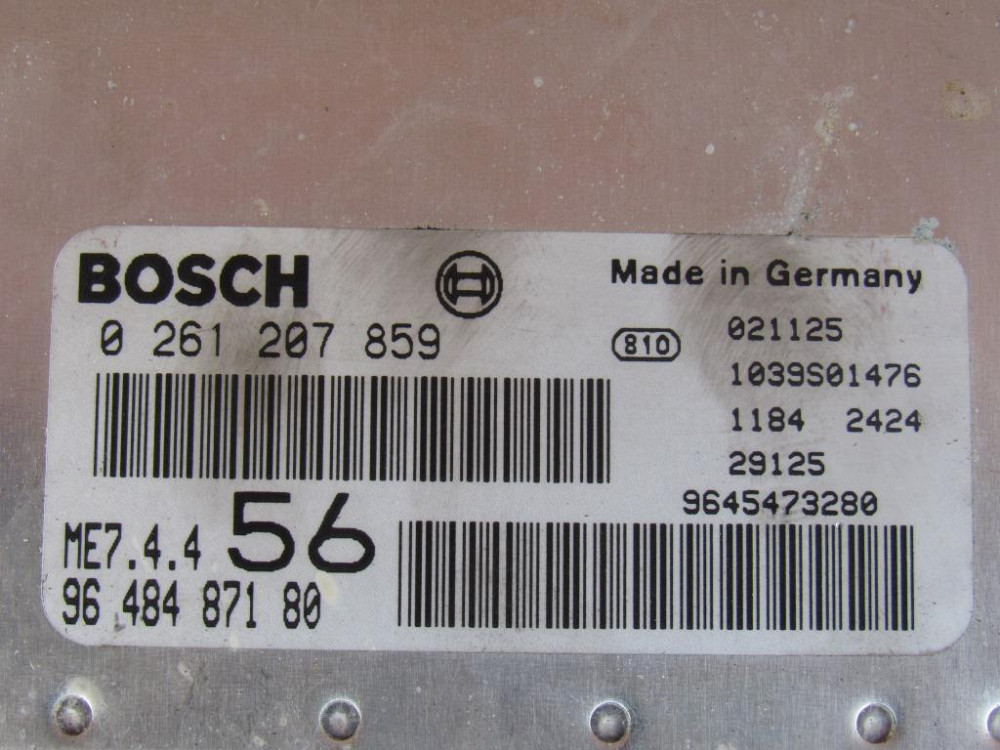 Блок управления двигателем Peugeot Partner 1.6 бензин 2002-2008 (0261207859) Ковель - изображение 1