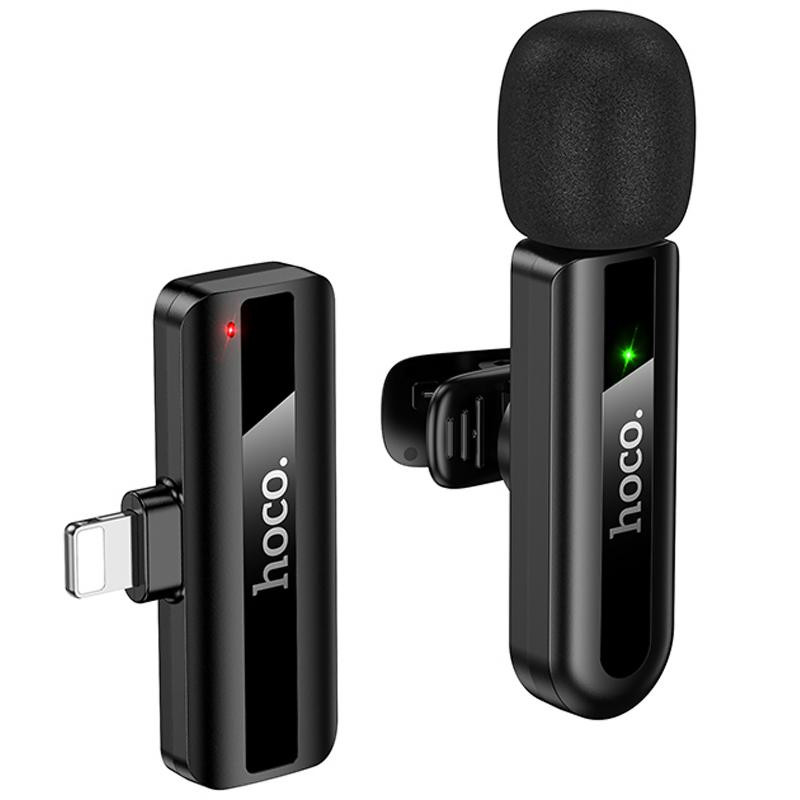 Петличный беспроводной микрофон Hoco L20 Fair Lightning Херсон - изображение 1