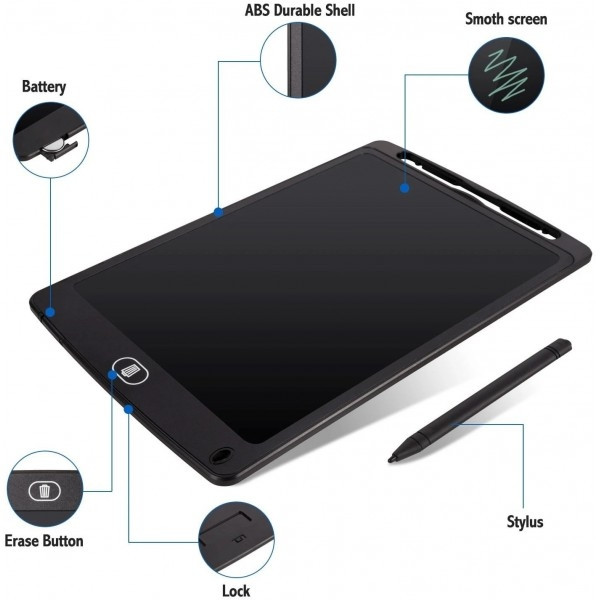 DM Планшет для малювання дитячий Writing Tablet LCD 8.5 Sky Blue (Код товару:27285) Харьков - изображение 5