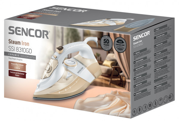 Утюг Sencor SSI 8310GD 3200 Вт золотистый Київ - зображення 3