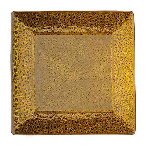 Тарілка квадратна підставна Losk Dec Marron Yellow L0480-XY4610A 27 см жовта Київ