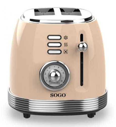 Тостер SOGO Retro SS-5470 850 Вт кремовый Киев - изображение 4
