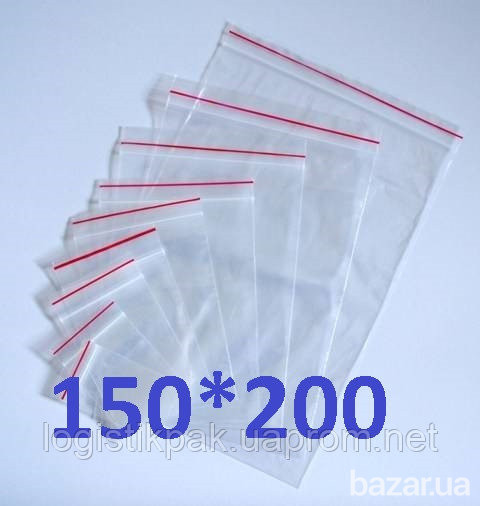 Пакет Ziplock 150x200 Харків - зображення 1
