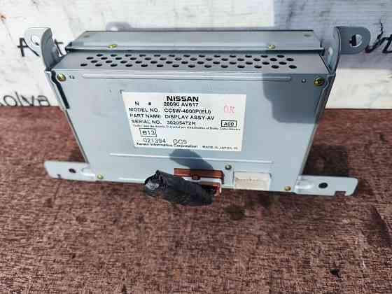 Дисплей мультимедиа/навигации Nissan Primera P12 2001-2007 (28090AV617) Ковель