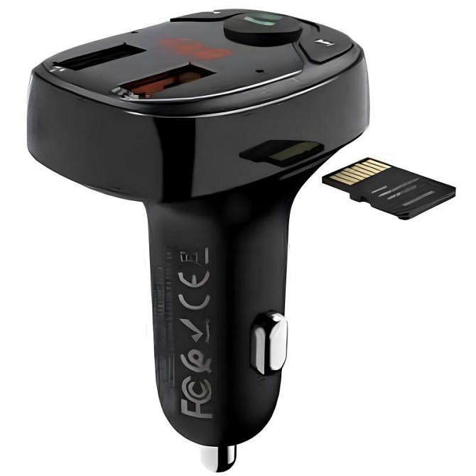 АЗУ FM модулятор Hoco DE35 Max 18W (2USB-A) Херсон - зображення 2