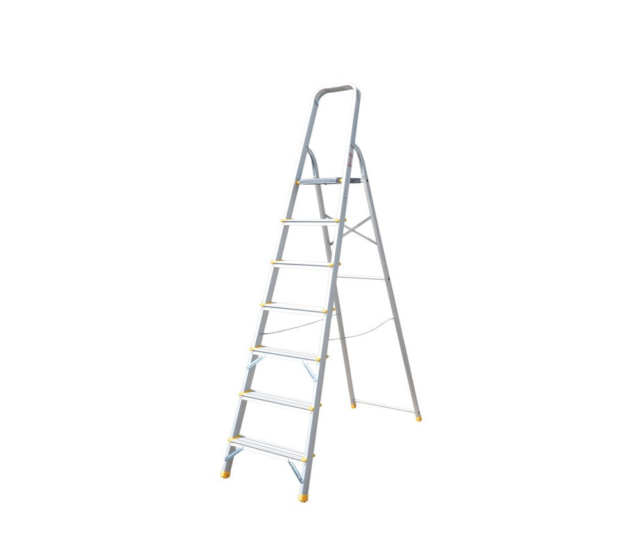 Лестница алюминиевая MASTERTOOL 7 ступеней h=1500 мм max 150 кг 79-1107 Харків - зображення 1