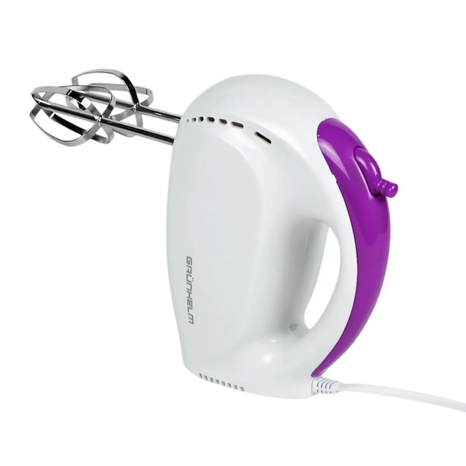 Миксер ручной Grunhelm GRM612 200 Вт фиолетовый Київ - зображення 3