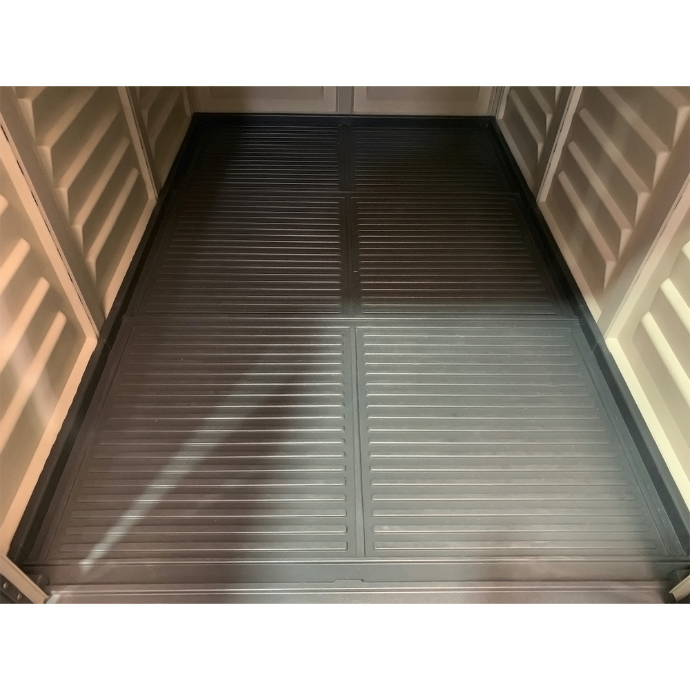 Сарай пластиковый YardMate 171x171x210 см темно-серый Киев - изображение 9