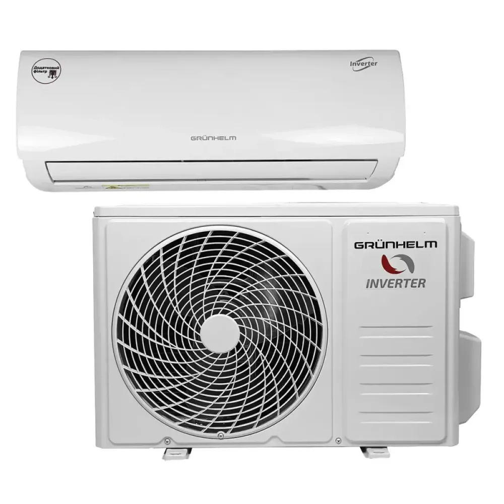 Кондиционер инверторный Сплит-система Grunhelm GAC07GHI32 7500BTU 20м2 R32 -15°C (6990001464625) (88 Київ - зображення 1