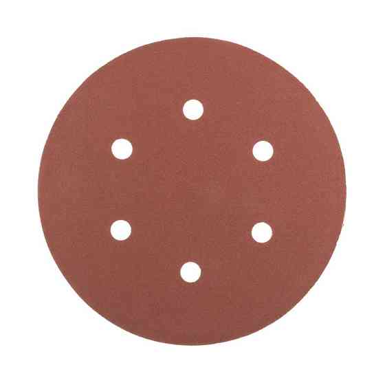 Круг шлифовальный на липучке MASTERTOOL 225 мм/6 отв P100 набор 5 шт 08-2010-H Харків