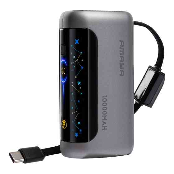 Уценка Портативное ЗУ Power Bank Amaya F040C PD22.5W with display and cable 10000 mAh Херсон
