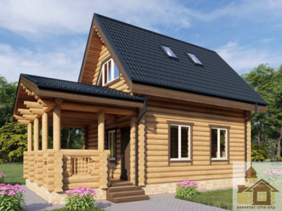 Купити дерев’яну баню з піччю – Закарпат Зруб-Буд Одеса - зображення 4