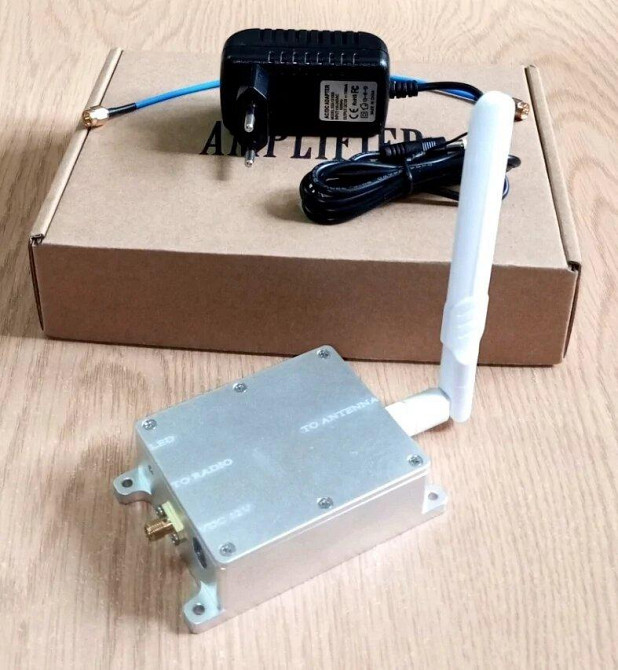 Усилитель сигнала 2,4 ГГц 5 Вт (37 дБм) EDUP EP-AB027 с антенной панельной 14 дБ Дніпро - зображення 2