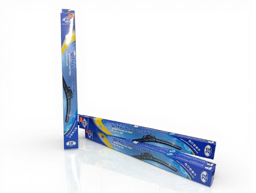 Щітка склоочисника AT гібридні розміри від ( 19 -22, 24 ) Київ - зображення 1