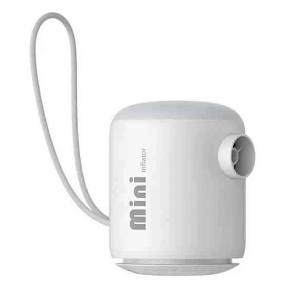 Портативный насос Baseus PocketGo Portable Air Pump 1600 mAh with LED lamp (C11157700221-00) Херсон