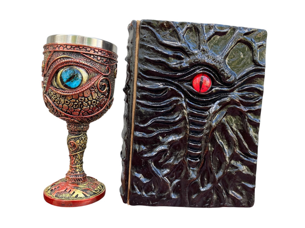 Подарочный набор Бокал 3 Глаз и Блокнот 3 «Книга, смотрящая в ответ» (код 00659) Київ - зображення 1