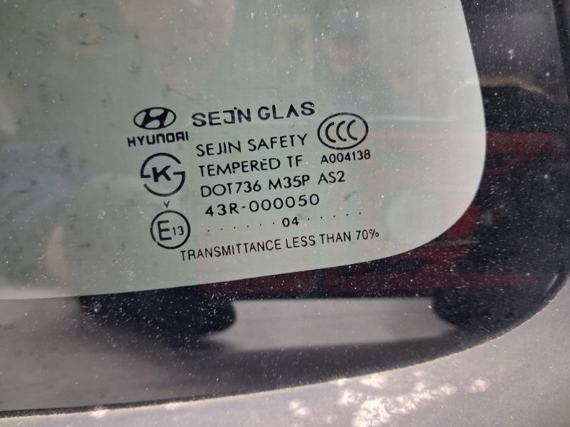 Стекло в кузов заднее левое Hyundai Tucson JM 2.0 БЕНЗИН G4GC 2004 (б/у) Киев - изображение 2