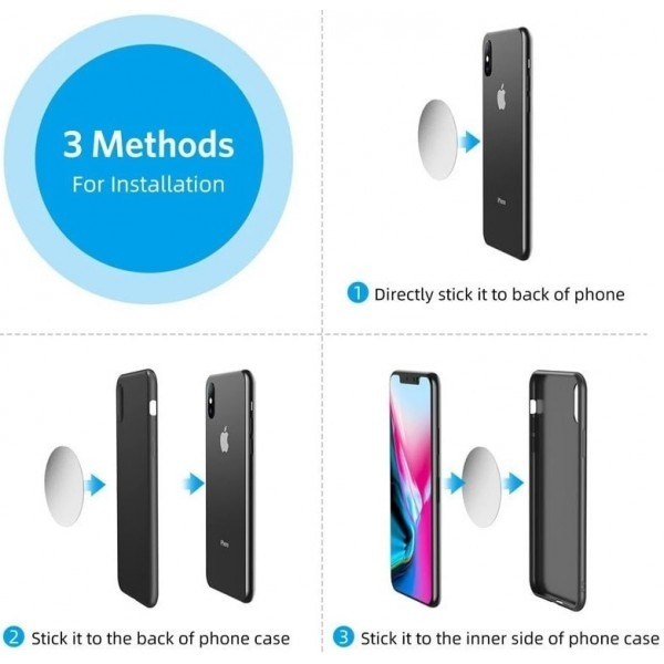 DM Магнітний тримач-пластина для смартфону (35x45mm) (Код товару:23292) Харків - зображення 7