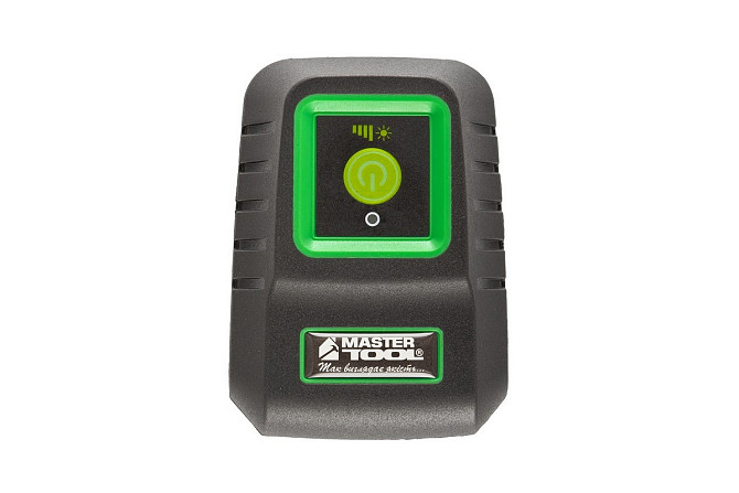 Уровень лазерный MASTERTOOL 30 м ±0.3 мм/м H110°/V110° ±4° GREEN/510 нм класс II IP54 ААх2 сумка 30- Харків - зображення 3