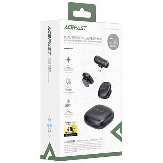 Петличный беспроводной микрофон Acefast R1 Type-C Херсон