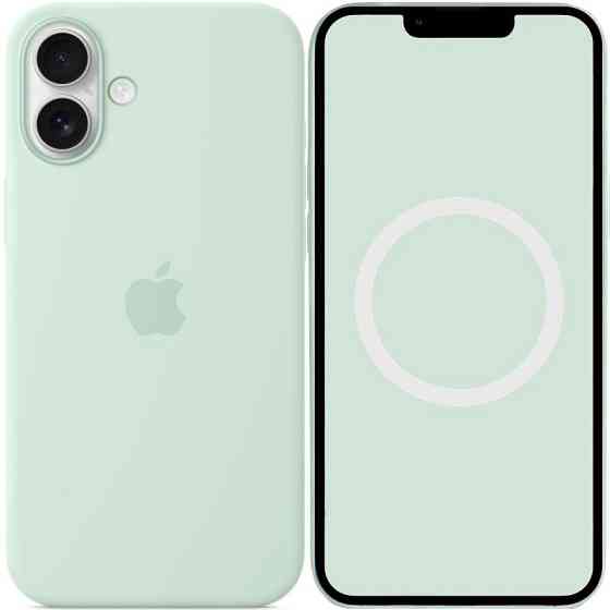 Чехол Silicone case (AAA) with Magsafe and Animation (button) для Apple iPhone 16 (6.1") Херсон