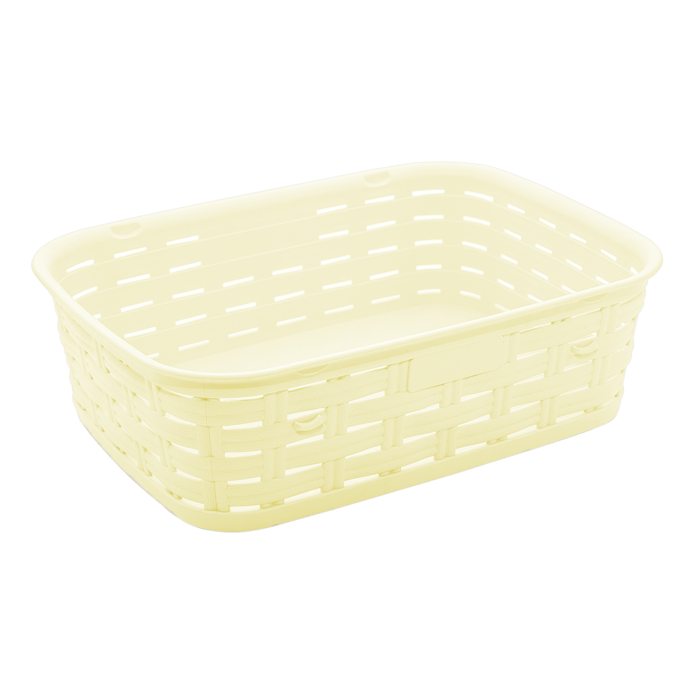 Корзина под ротанг 1,75 л желтая Київ - зображення 1