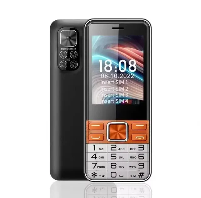 Кнопочный мобильный телефон на 4 сим карты AIEK s-mobile 5630 Orange Київ - зображення 1