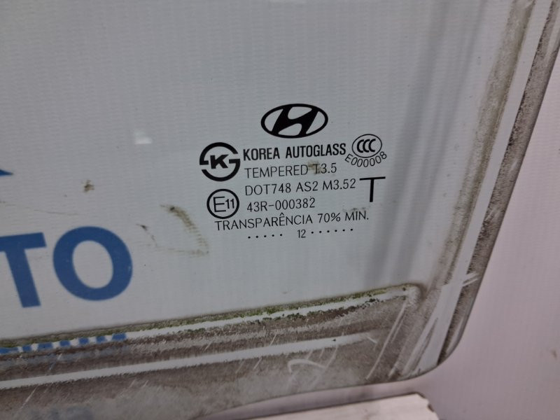 Стекло двери переднее левое Hyundai Santa fe CM 2.2 DIESEL D4HB 2005 (б/у) Київ - зображення 2