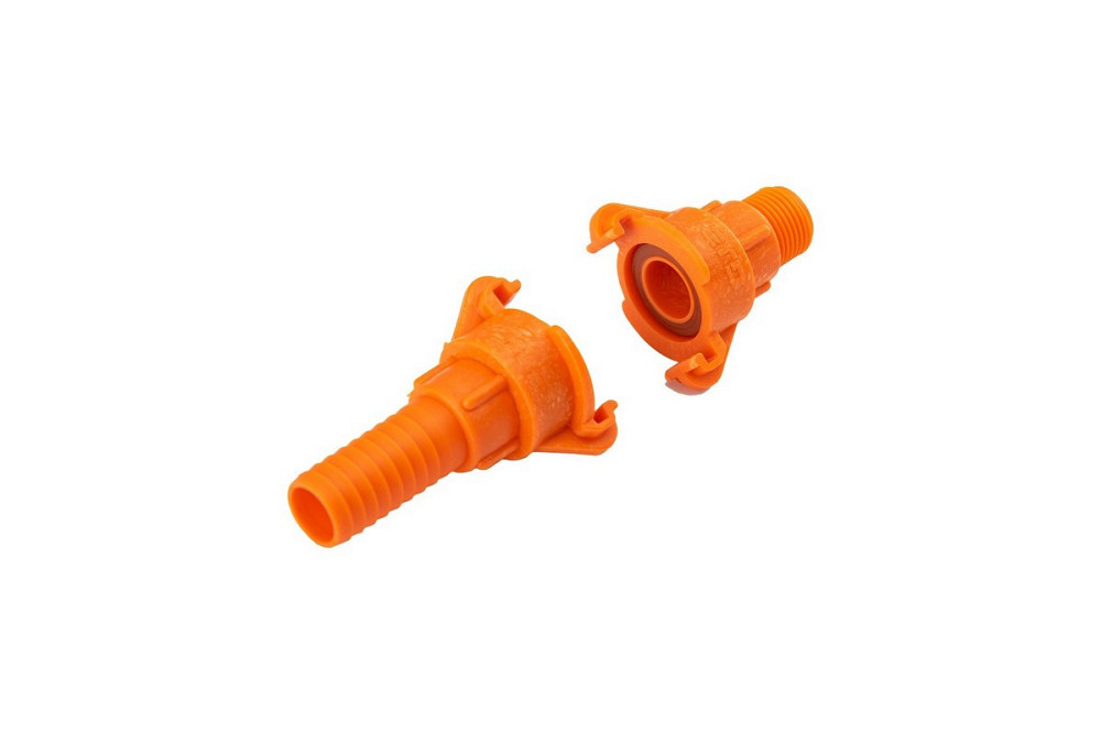 Соединитель байонетный разборной ГОСПОДАР ½″ НР - шланг ¾″ 92-9106 Харьков - изображение 3