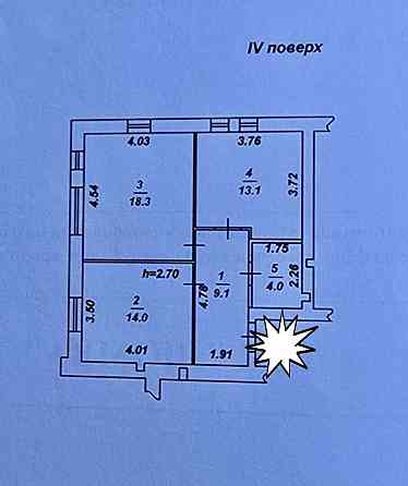 продажа 2-к квартира Киево-Святошинский, Хотов, 63000 $ 