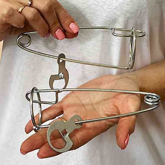 Проволочная кротоловка из пружинной стали комплект из 2 шт серые Одеса