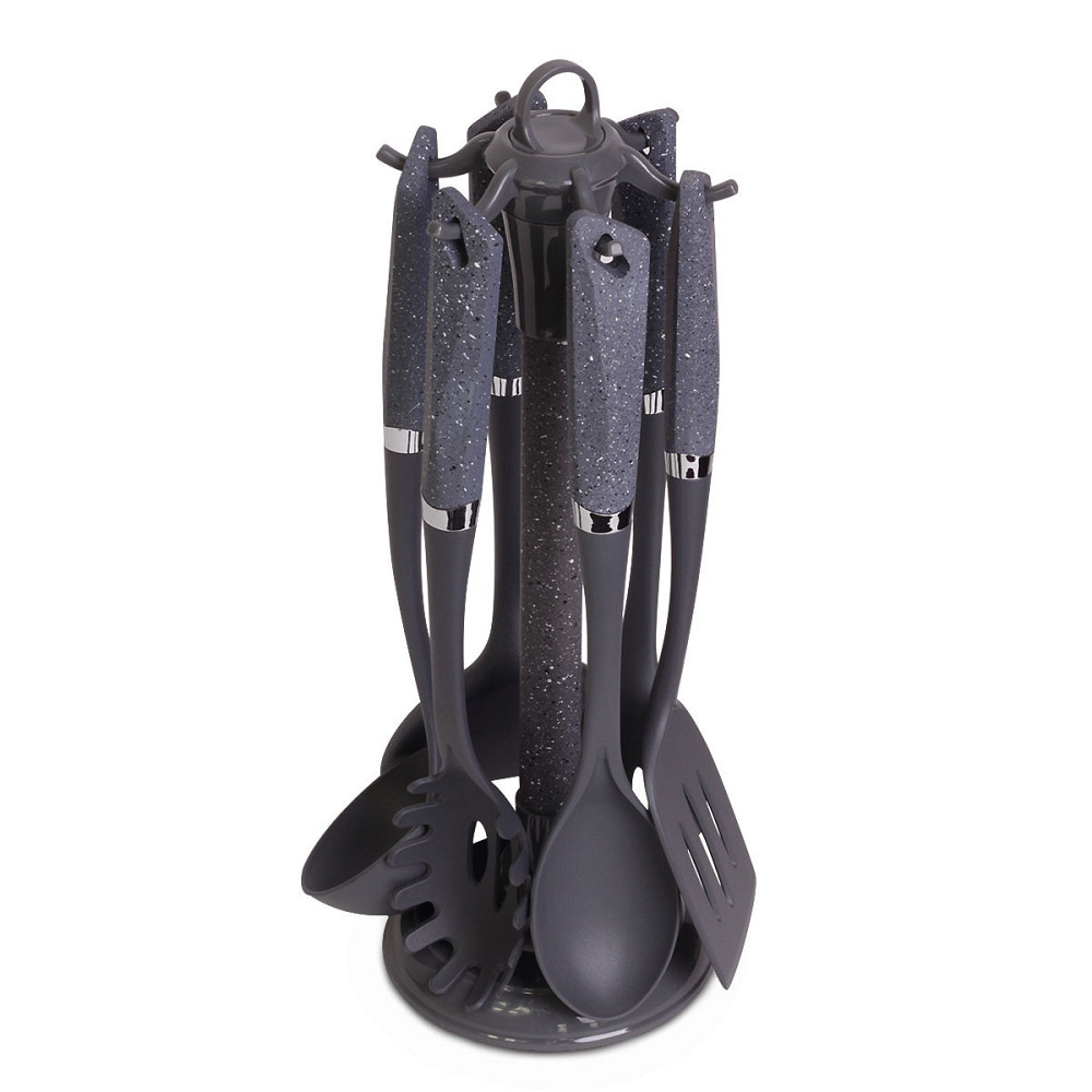 Набір кухонного приладдя Kamille KM-5030B 7 предметів сірий Київ - зображення 1