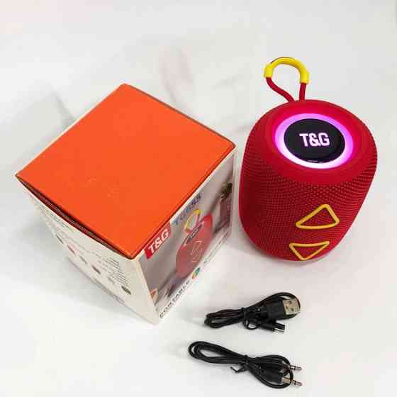 Колонка портативная Bluetooth T&G TG655 red красная Київ