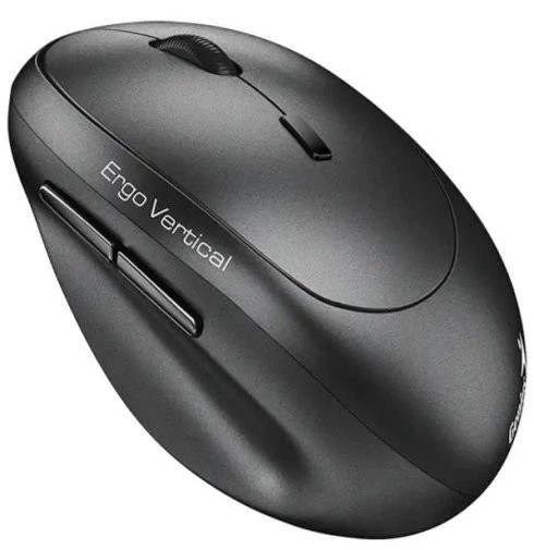 Мышь компьютерная безпроводная Genius Ergo 8350S AI Silent Wireless Grey 31030041400 темно-серая Киев - изображение 2