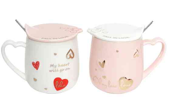 Кухоль з кришкою Bona Di Only Love 927-215 420 мл Киев