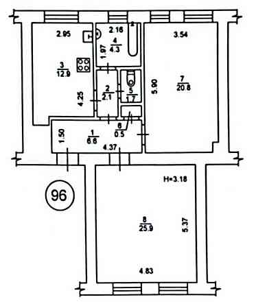 продажа 2-к квартира Киев, Печерский, 160000 $ Киев