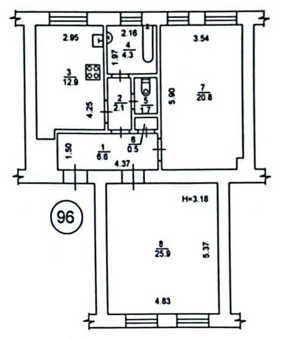 продажа 2-к квартира Киев, Печерский, 160000 $ Киев - изображение 2
