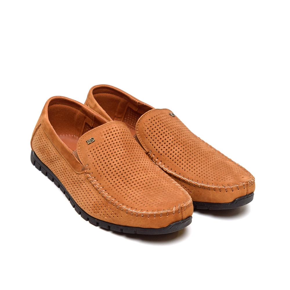 Мужские летние кожаные мокасины Legges Canary перфорация Київ - зображення 3