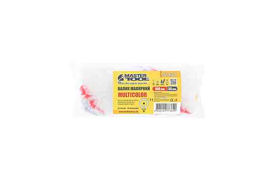 Валик малярный MASTERTOOL Multicolor 30/100/11 мм Ø 6 мм 92-4704_Р Харків