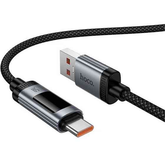 Дата кабель Hoco U148 Lord with display USB to Type-C 100W (1.2m) Херсон