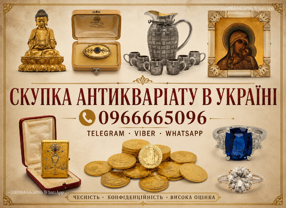 Куплю антикваріат, ордени та медалі, ікони, золоті та срібні монети в Україні Винница - изображение 1