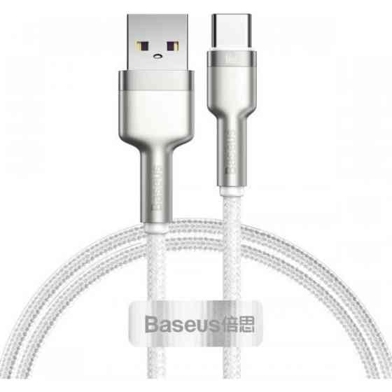 Кабель Baseus Cafule USB to Type-C 66W 1m White (CAKF000102) (Код товару:25139) Харьков