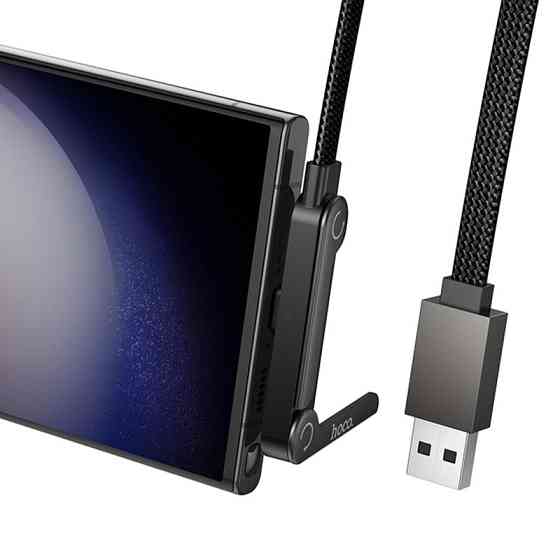 Дата кабель Hoco U150 Exquisite side plug and stand USB to Type-C 36W (1.2m) Херсон