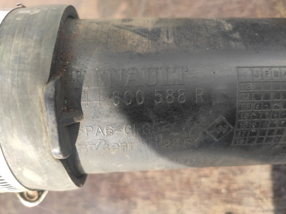 Патрубок интеркулера би-турбо Renault Master III 2.3 dci 2010-2024 (144600588R) Ковель - зображення 7