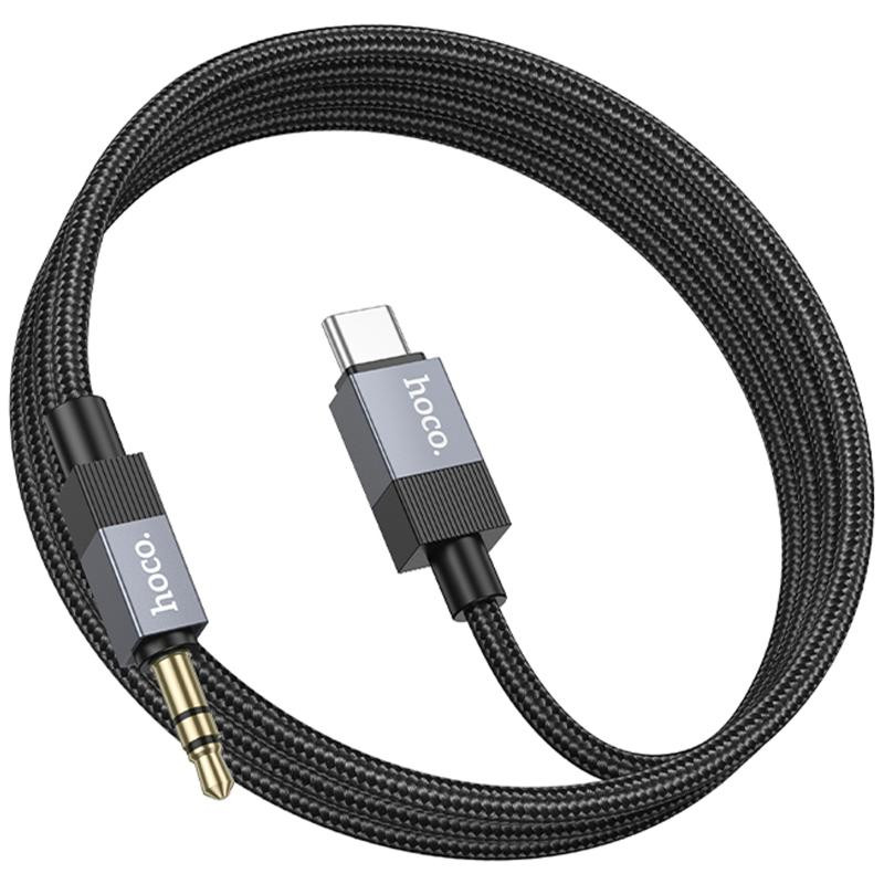 Аудио кабель Aux Hoco UPA32B Clever digital (Type-C to AUX 3.5mm) (1m) Херсон - зображення 4