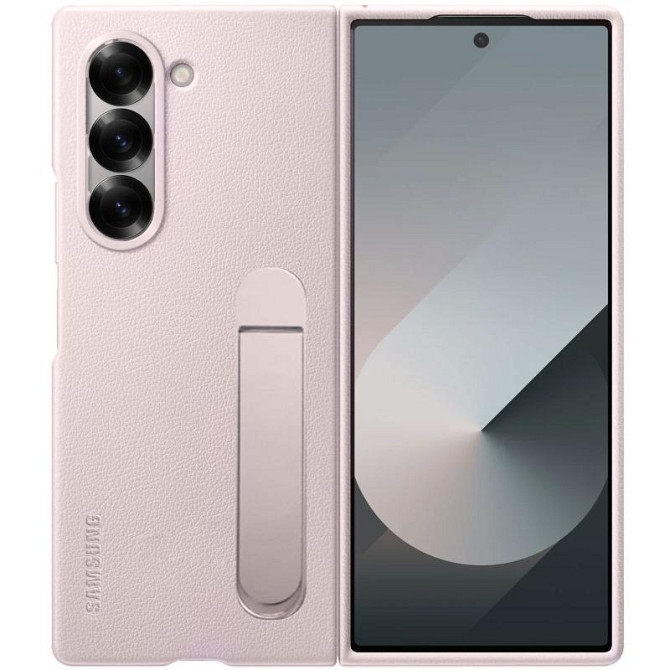 Кожаный чехол Leather Case (AAA) with stand для Samsung Galaxy Z Fold7 Херсон - зображення 1