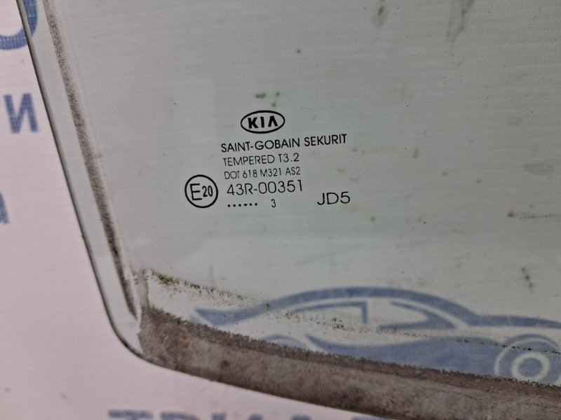 Стекло двери заднее правое Kia Ceed JD 1.6 DIESEL D4FB 2012 (б/у) Киев - изображение 3